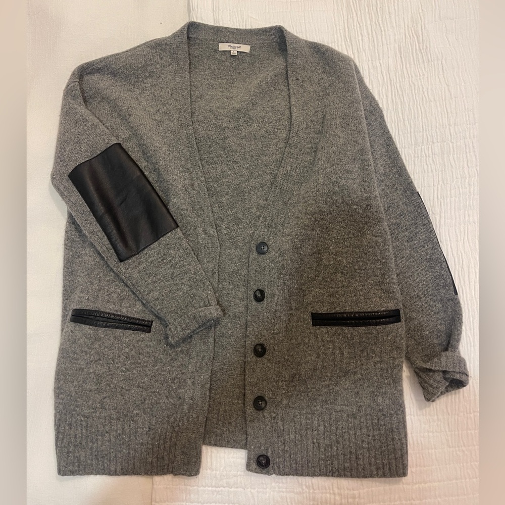 Madewell Heather Gray Knit Sweater